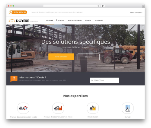 WordPress website theme Beep - doyere.com
