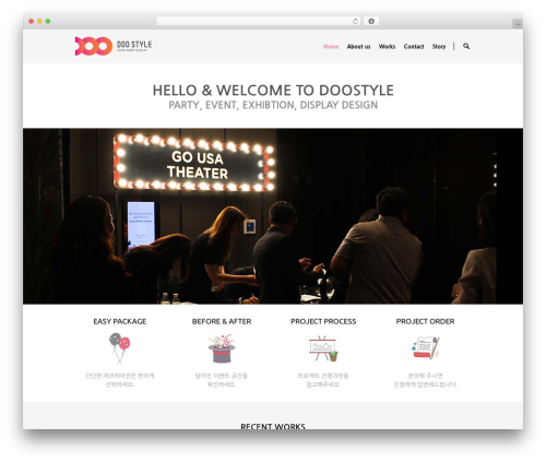 WordPress website theme Engo - doostyle.net