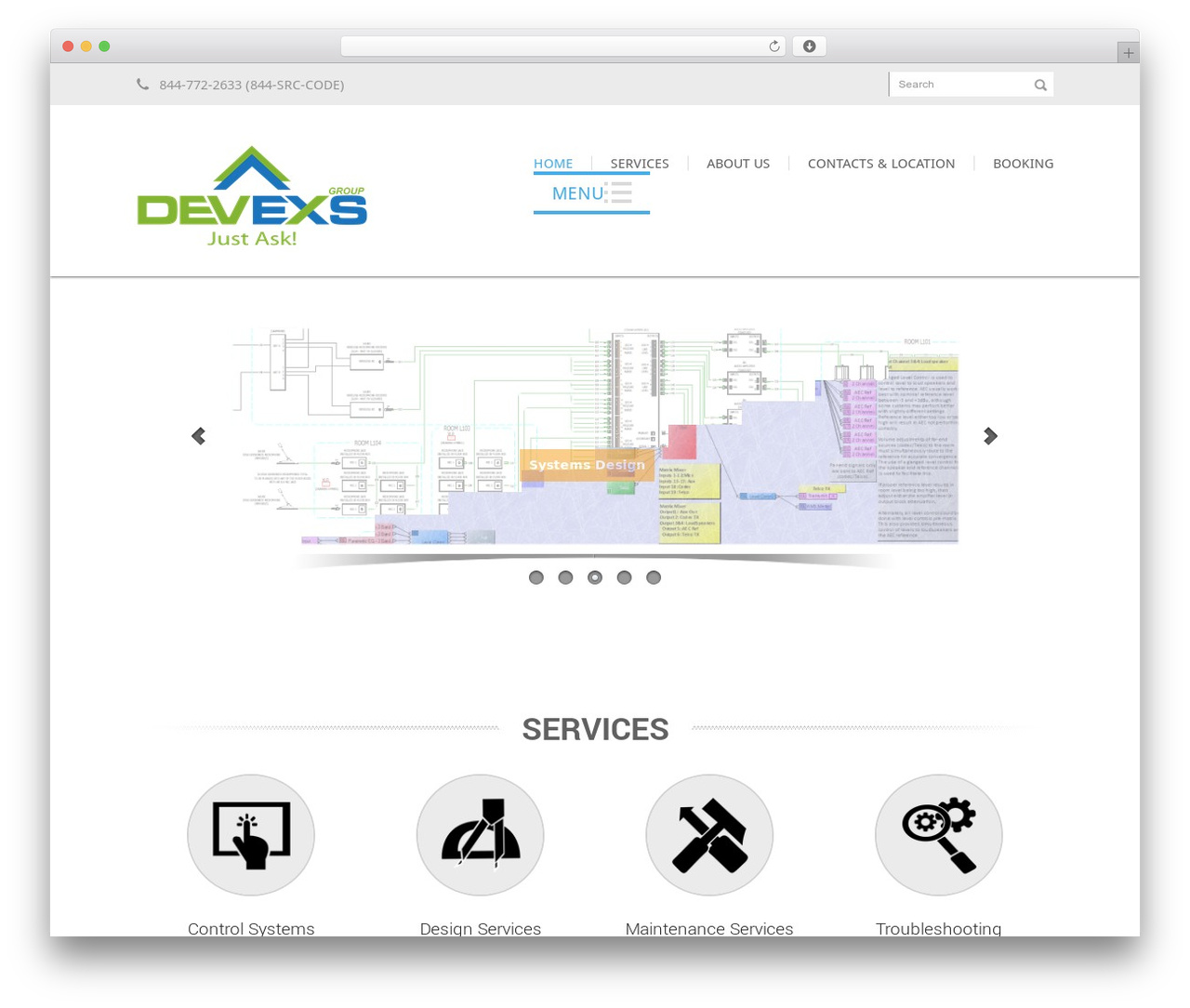WordPress website theme Kage - devexs.com