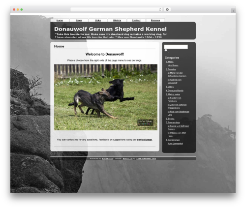 WP theme Aeros - donauwolf.com