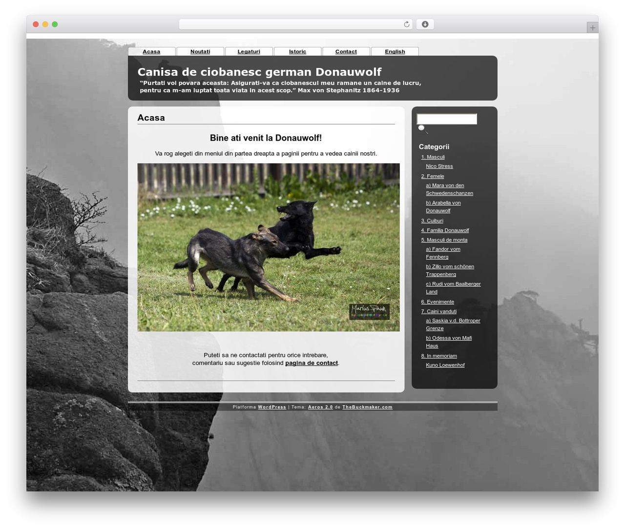 Aeros theme WordPress - donauwolf.ro Aeros theme WordPress - donauwolf.ro