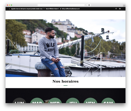 Barber - Wordpress Theme theme WordPress - coiffurestudiomusco.ch