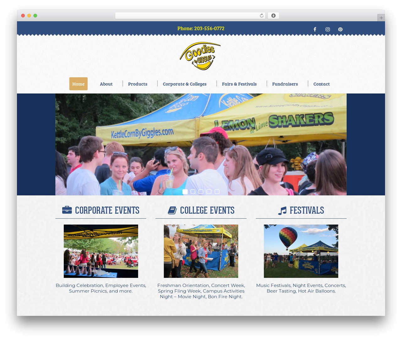 Bavaria theme WordPress - kettlecornbygiggles.com