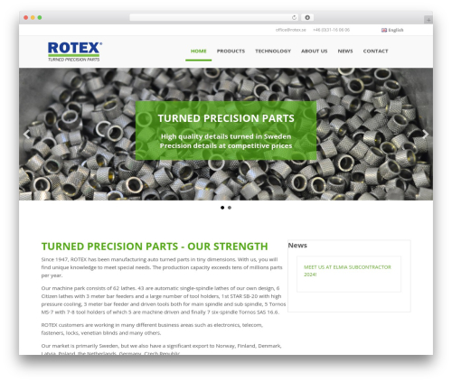 Best WordPress theme Beaver Builder Theme - www.rotex.se