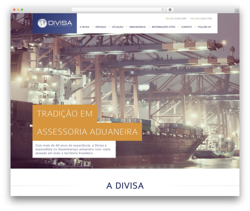 Best WordPress theme Divisa - divisaweb.com.br