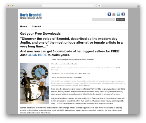 Best WordPress theme MMM Theme - dorisbrendelmusic.com