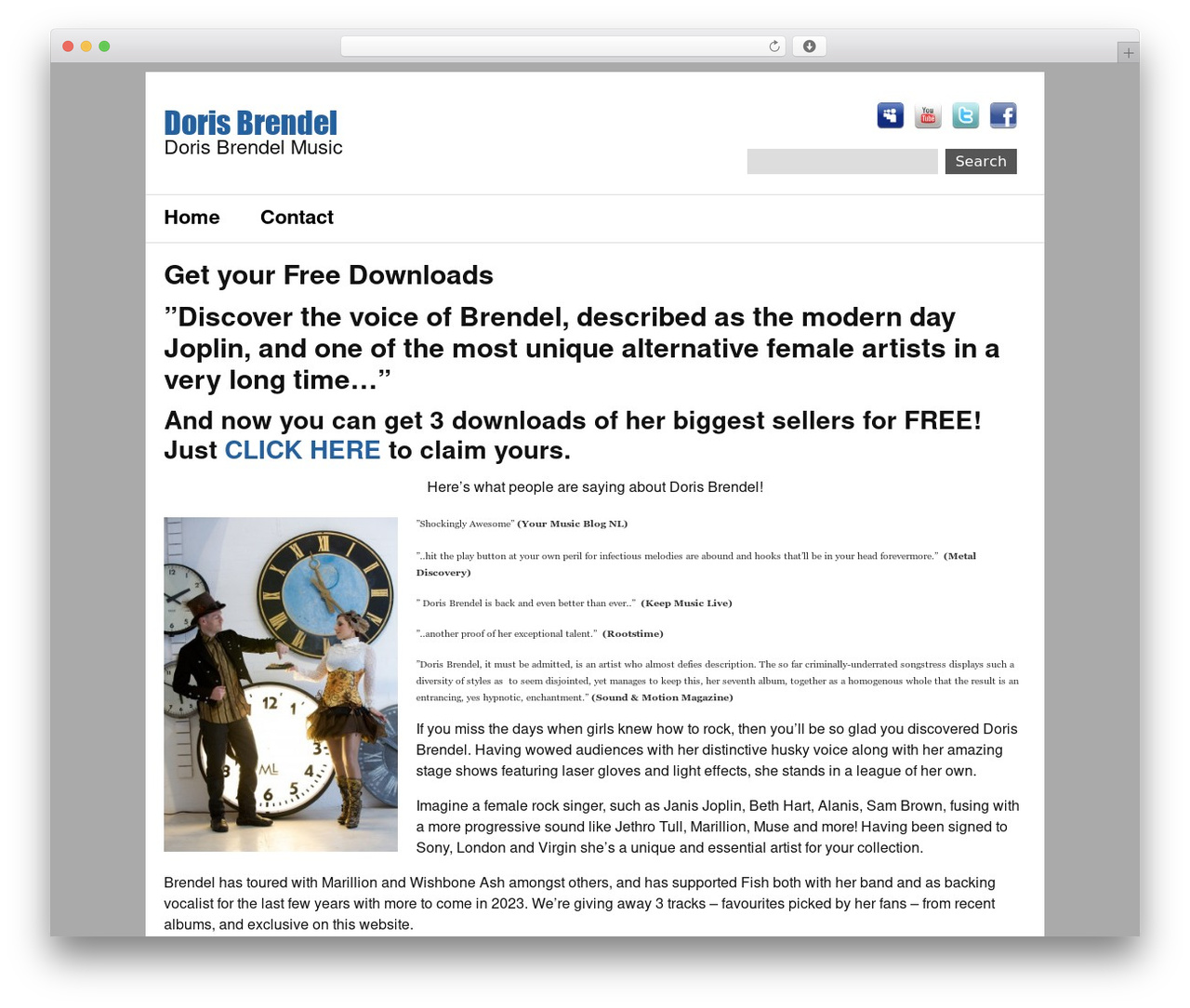 Best WordPress theme MMM Theme - dorisbrendelmusic.com