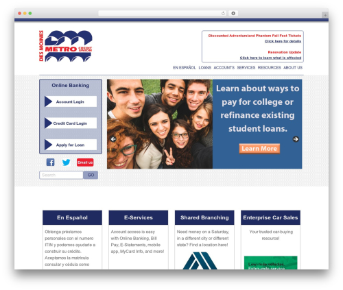 Builder WordPress page theme - dmmcu.org