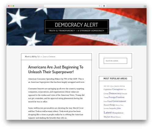 Cafe Pro Theme WordPress theme - democracyalert.com