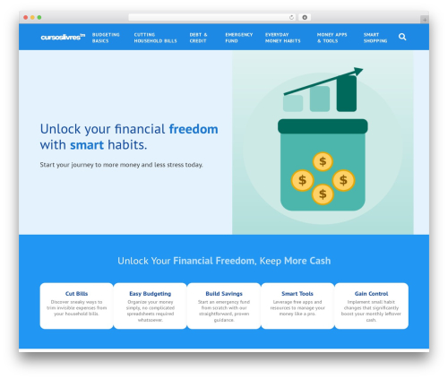 DigitalPerformance WordPress website theme - cursoslivres.net