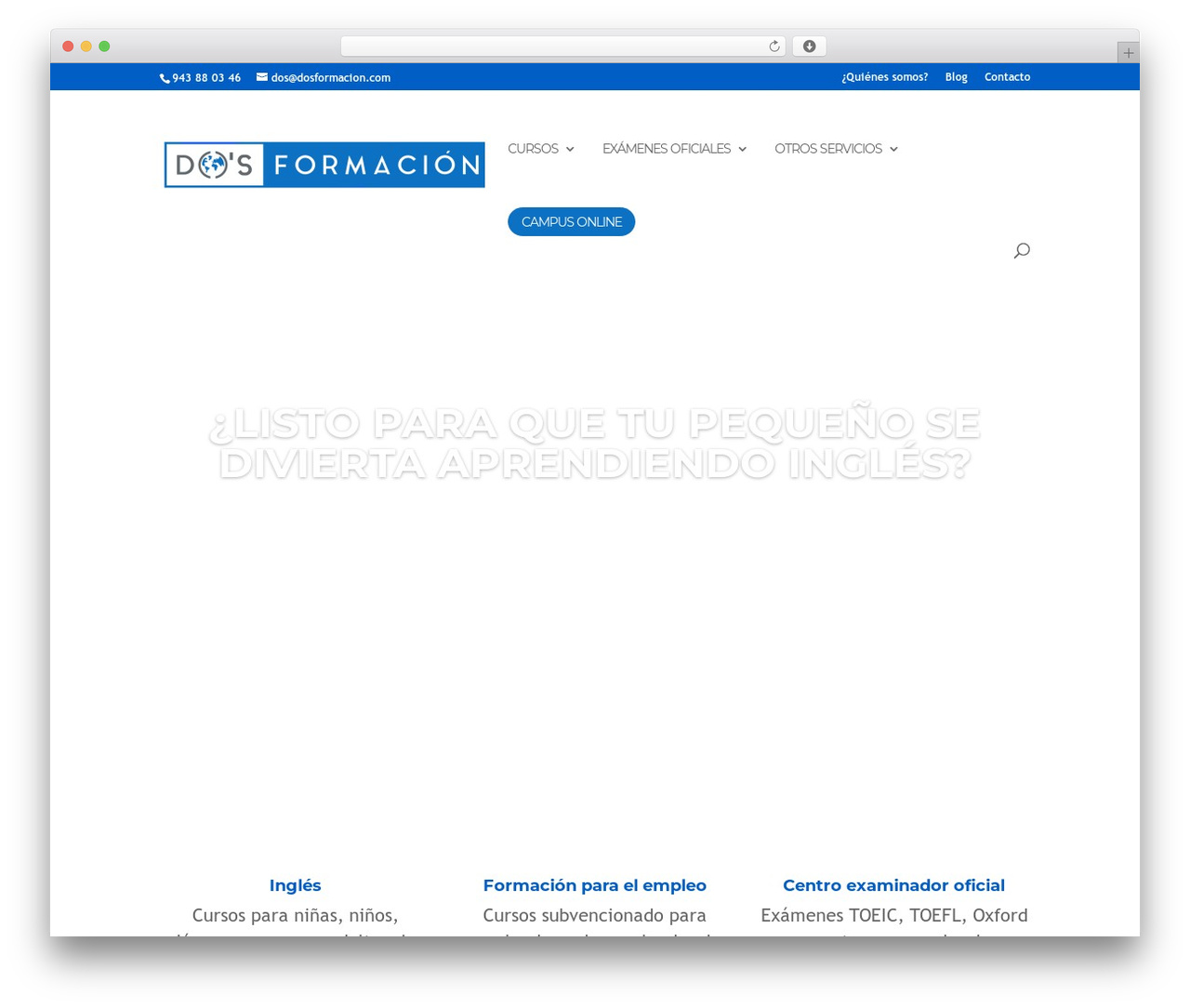 Divi WordPress theme - dosformacion.com Divi WordPress theme - dosformacion.com
