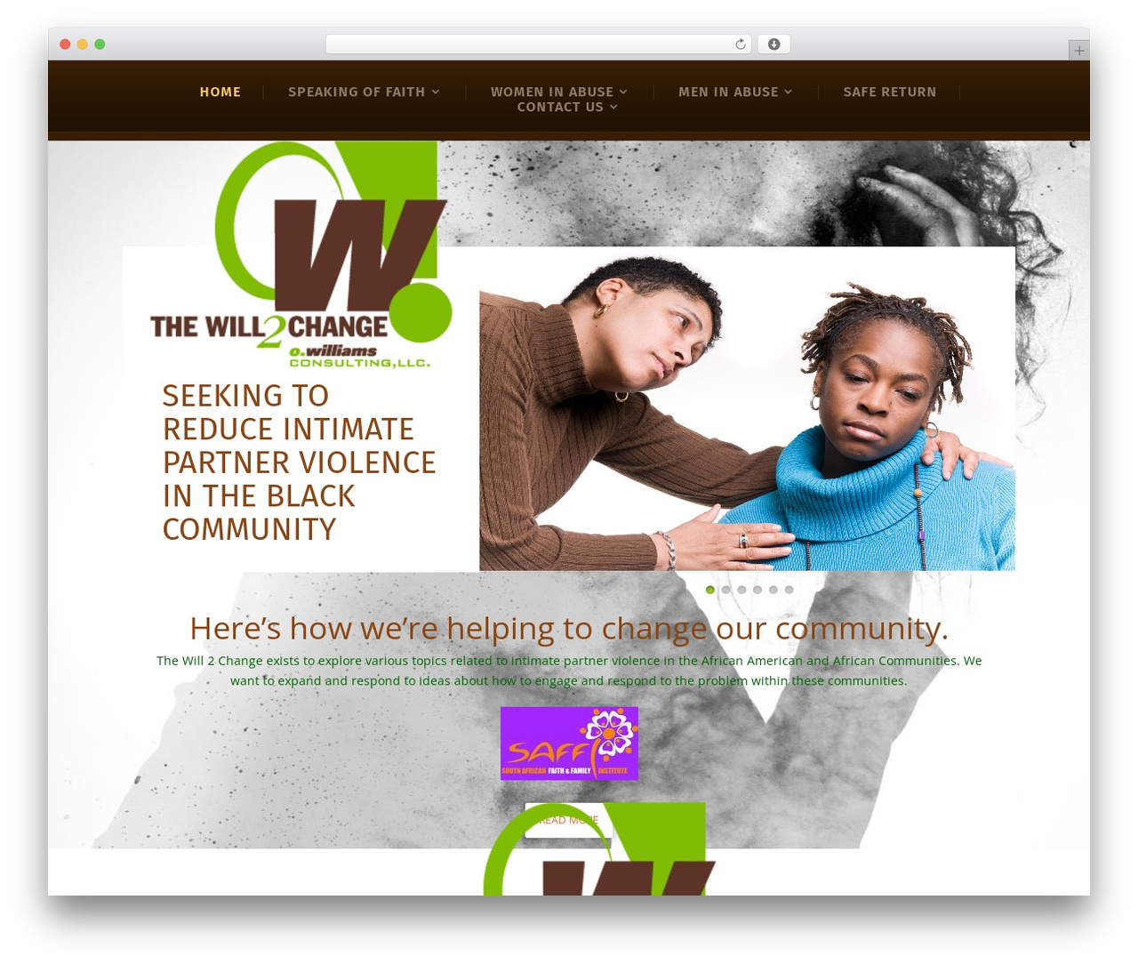 Divi WordPress theme - will2change.org Divi WordPress theme - will2change.org