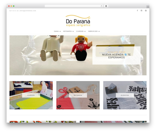 Do Parana WordPress theme - doparana.com
