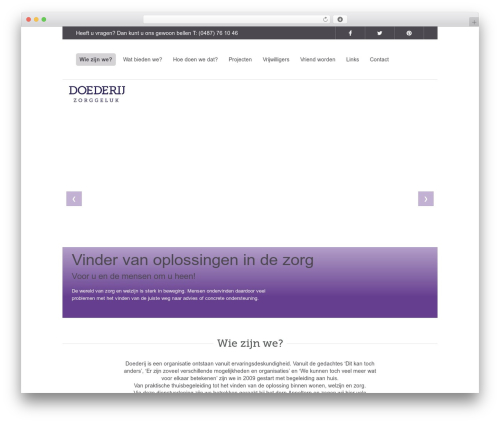 Doederij top WordPress theme - doederij.com
