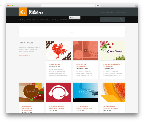 Illustrate WordPress theme - designchronicle.net