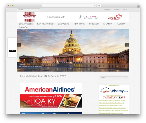 Janela WordPress theme - dulichmy.us