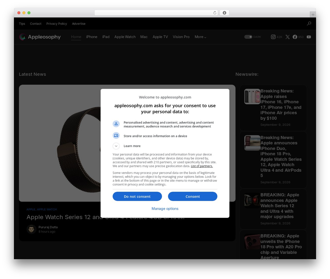 Networker WordPress theme - appleosophy.com