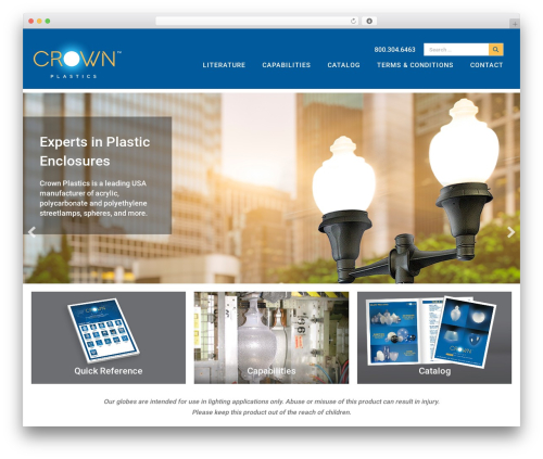 Site customizations WordPress plugin - crownplastic.com