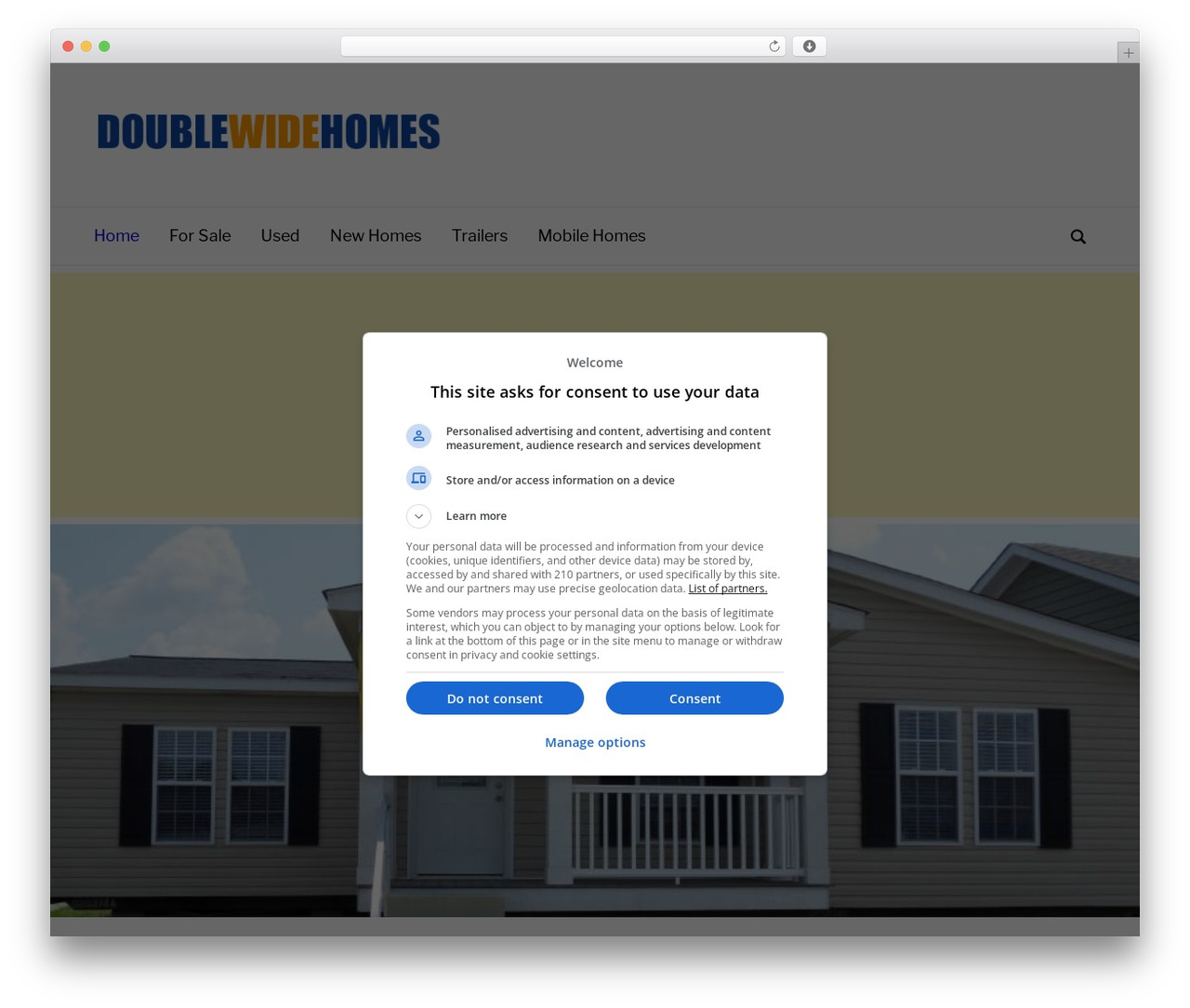 Presence theme WordPress - double-wide-homes.com