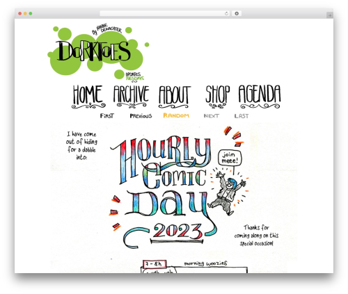 Comic Easel (comic-easel) free WordPress plugin - dorktoescomic.com