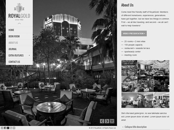 RoyalGold WP theme