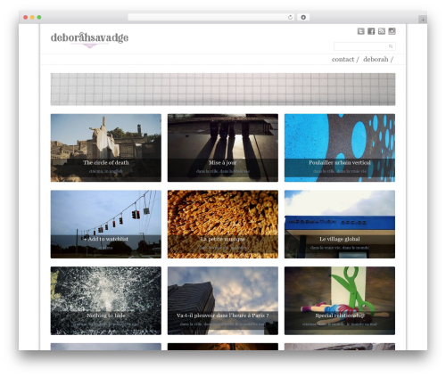 Cufon fonts WordPress plugin - deborahsavadge.com