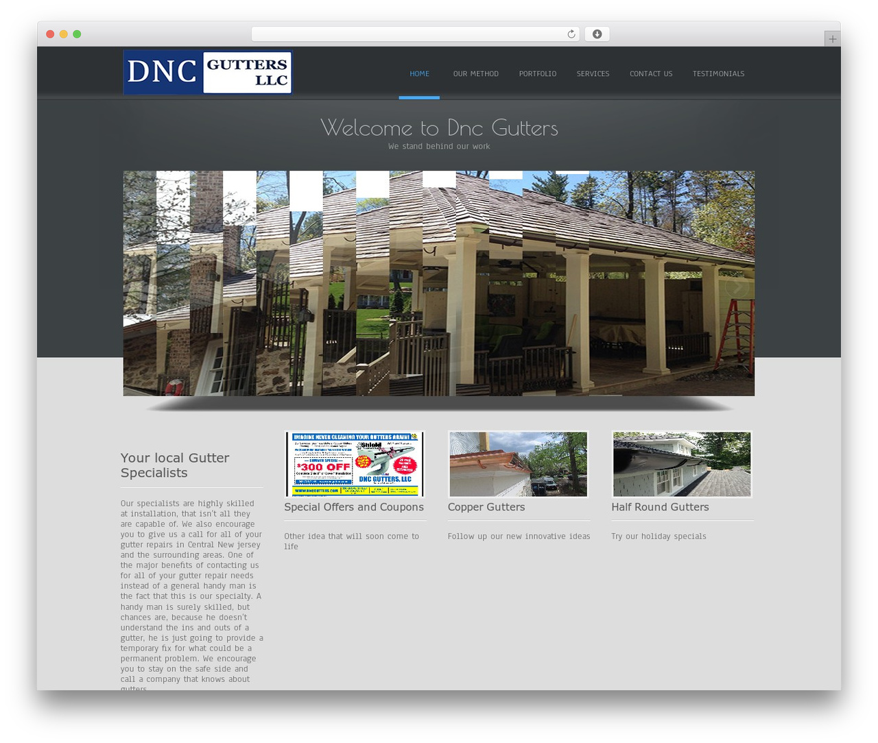 Simplify Extend WordPress theme design - dncgutters.com Simplify Extend WordPress theme design - dncgutters.com