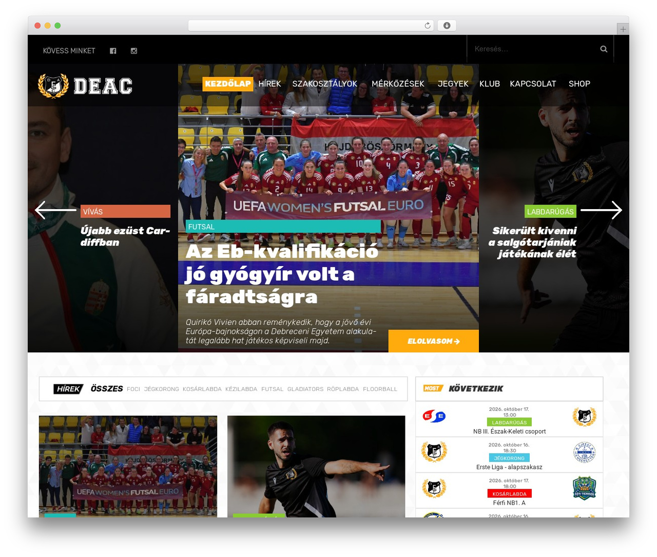 Theme WordPress Cherry Framework - deac.hu