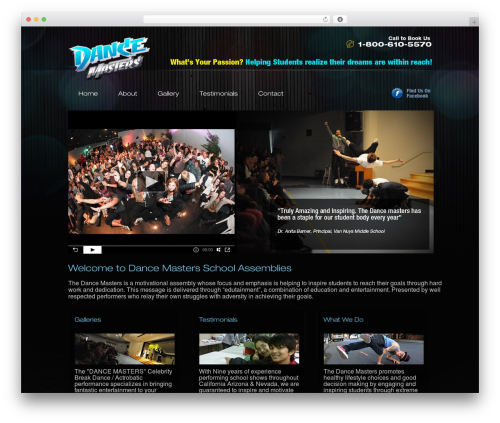 Photo Galleria (photo-galleria) free WordPress plugin - dancemastershows.com