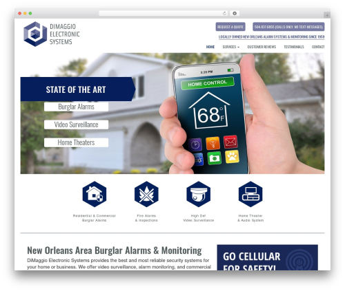 Theme WordPress DiMaggio - dimaggioelectronicsystems.com