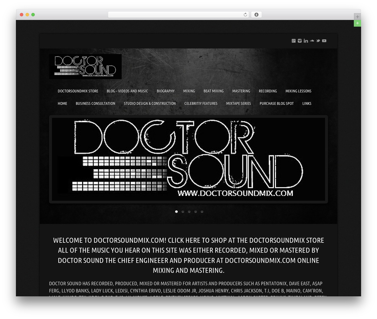 Theme WordPress Musicpro - doctorsoundmix.com Theme WordPress Musicpro - doctorsoundmix.com
