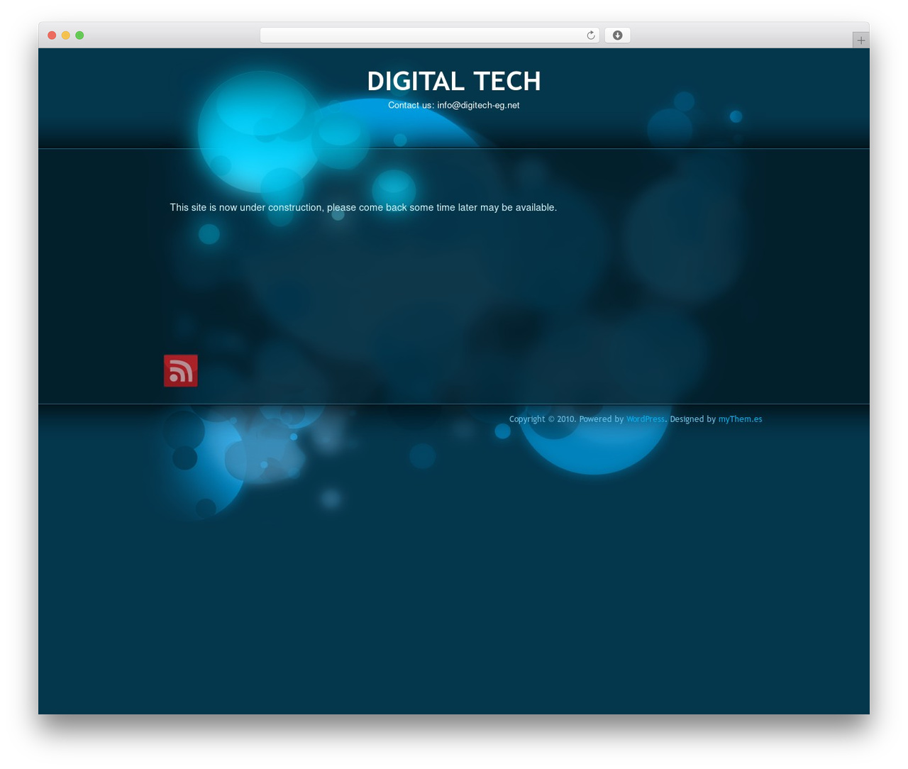 Theme WordPress my blue construction - digitech-eg.net