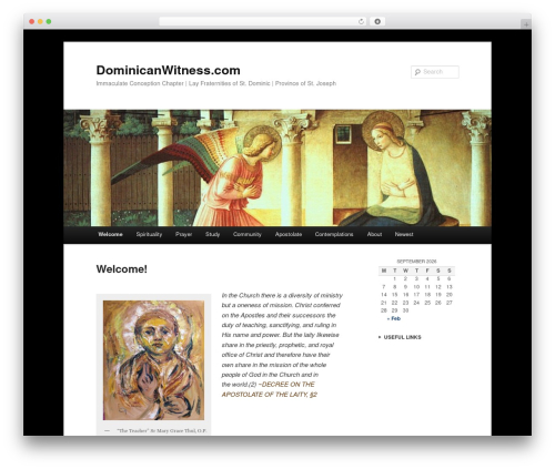 Wpng calendar WordPress plugin - dominicanwitness.com