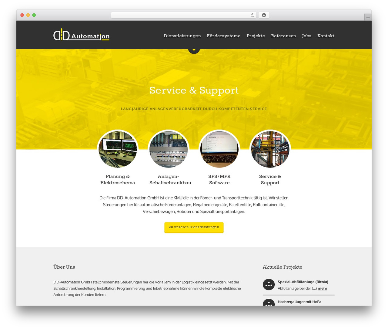 WordPress theme DD Automation - dd-automation.ch