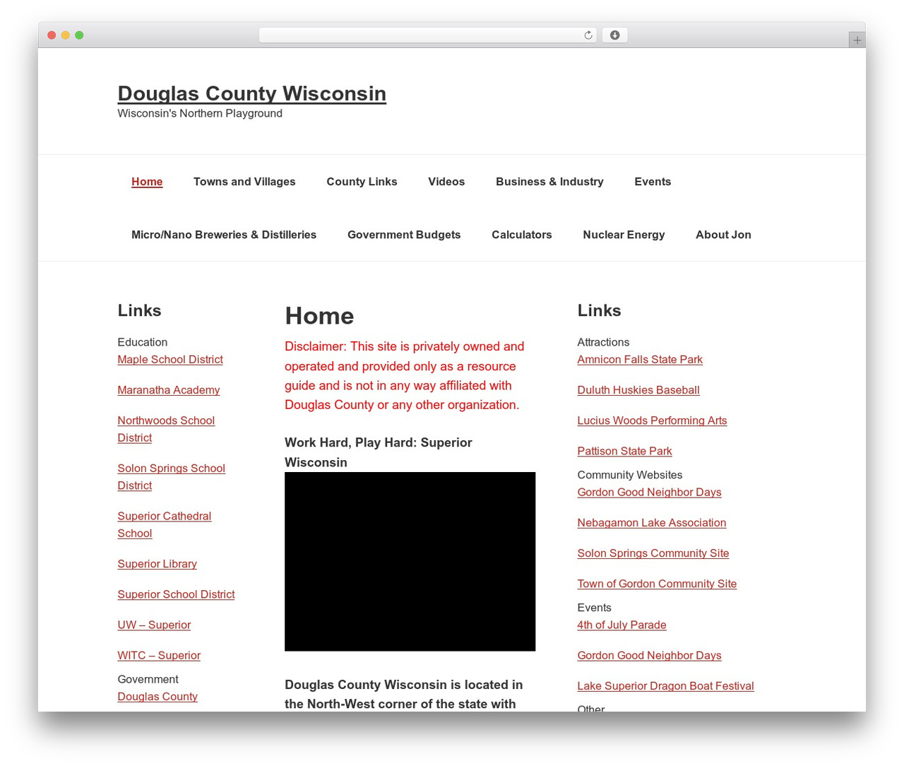 WordPress theme Genesis - douglascounty.us