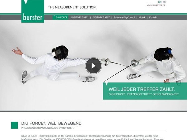 WordPress theme Burster