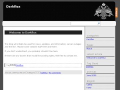 WordPress theme darkflux-black by Vision
