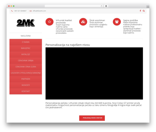 WordPress theme Vertikal - dvamk.com