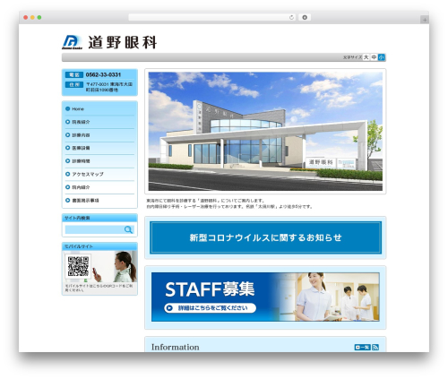 Ns theme WordPress plugin - douno-ganka.com