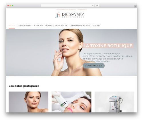 WordPress website theme [B]Creative - docteur-savary.com