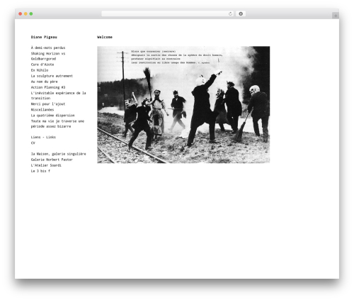 Best WordPress theme Expositio Theme - dianepigeau.com