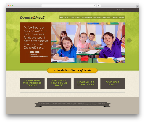 Bhinneka WordPress theme - donatedirect.net