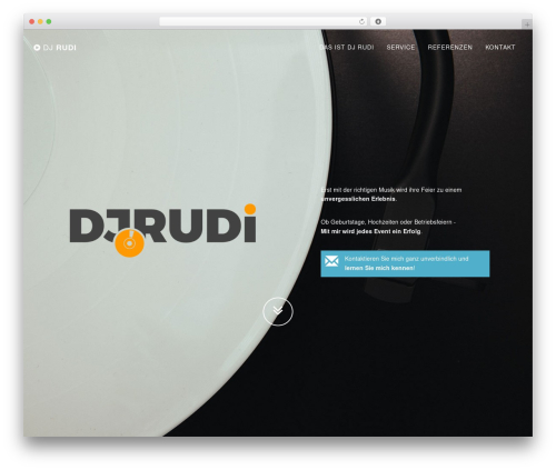 Bootstrap Basic free WP theme - dj-rudi.net