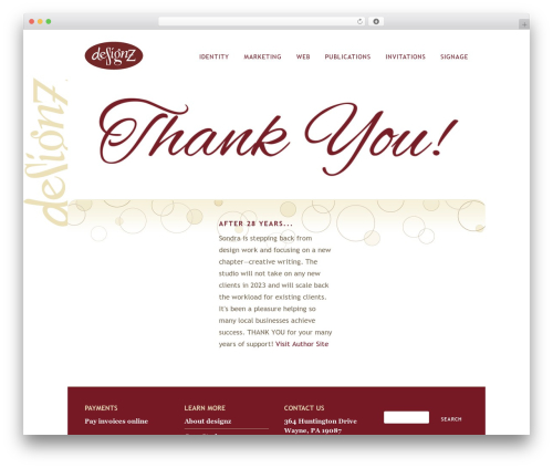 Dandelion WP theme - designzstudio.com