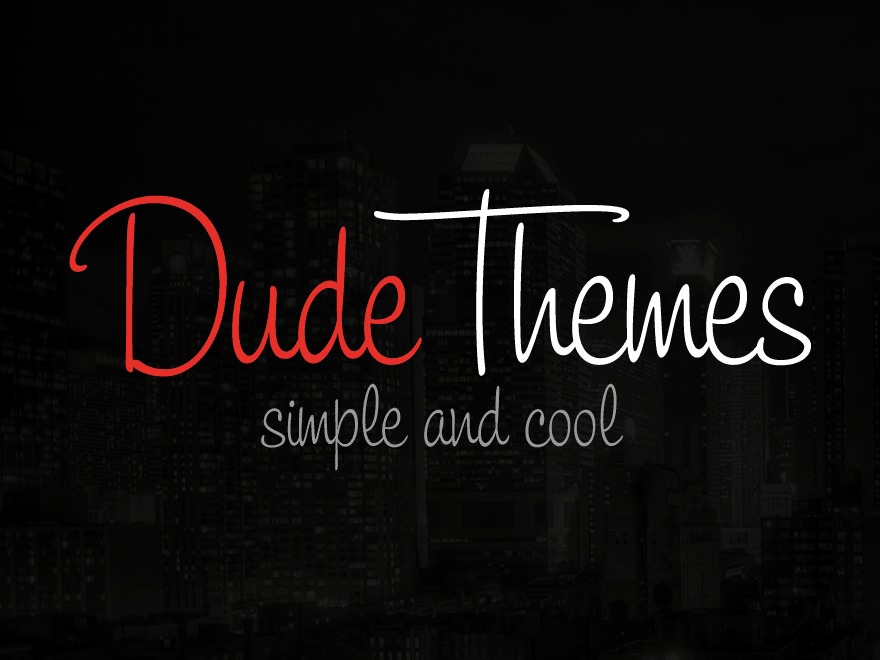 Dude WordPress theme by Altelis