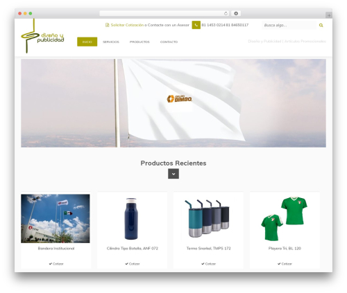 dyp WordPress theme - disenoypublicidadmty.com
