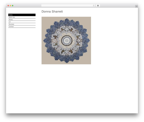 Eames WordPress website theme - donnasharrett.com