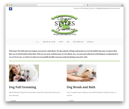 Everly premium WordPress theme - doggiestylesnixa.com