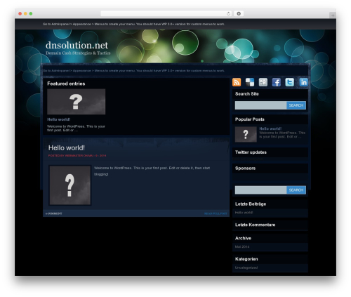 Firecrow best WordPress theme - dnsolution.net