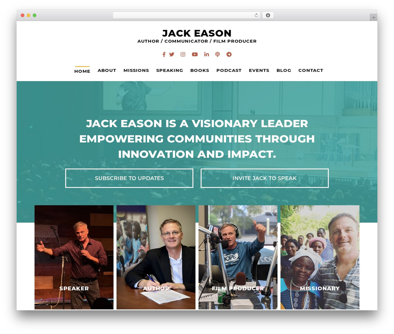 Jack Eason—Custom Template (2025) WP theme - jackeason.org